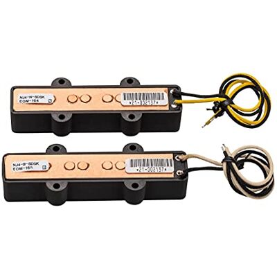 Sadowsky Sadowksy J/J-Style Juego de pastillas para bajo (bobina simple, 4 cuerdas, puente y cuello Sadowsky Sadowksy J/J-Style Juego de pastillas para bajo (bobina simple, 4 cuerdas, puente y cuello