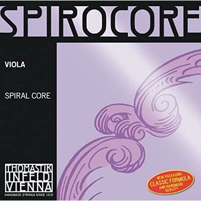 Thomastik-Infeld Thomastik Cuerda para Viola 4/4 Spirocore cuerda La núcleo en espiral entorchada acero cromo, blanda Thomastik-Infeld Thomastik Cuerda para Viola 4/4 Spirocore cuerda La núcleo en espiral entorchada acero cromo, blanda