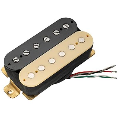 Musiclily Basic 50mm Cerámica Pastilla humbucker Mástil Pickup Zebra para Guitarra Eléctrica Musiclily Basic 50mm Cerámica Pastilla humbucker Mástil Pickup Zebra para Guitarra Eléctrica