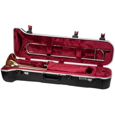 Crossrock Woodwind Hardshell Case-Fits Tenor Trombone Removable Shoulder Strap, Storage Compartment, TSA Lock-Black () Crossrock Woodwind Hardshell Case-Fits Tenor Trombone Removable Shoulder Strap, Storage Compartment, TSA Lock-Black ()