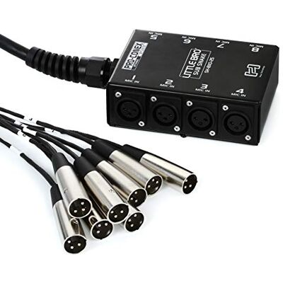 Hosa SH-8X0-25, Pro-Conex Little Bro' Sub Snake, 8 x XLR Sends and No Returns, 25 ft Hosa SH-8X0-25, Pro-Conex Little Bro' Sub Snake, 8 x XLR Sends and No Returns, 25 ft