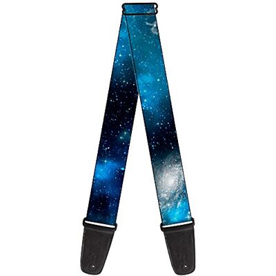 Buckle-Down Galaxy Blues Blues Correa para guitarra (2 pulgadas de ancho) Buckle-Down Galaxy Blues Blues Correa para guitarra (2 pulgadas de ancho)