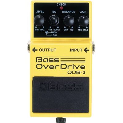 Boss Pedal Bass Overdrive — Crujientes efectos de saturación para bajo Boss Pedal Bass Overdrive — Crujientes efectos de saturación para bajo