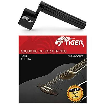 Tiger Cuerdas para guitarra acústica y cuerda Tiger Cuerdas para guitarra acústica y cuerda