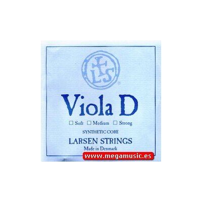 LARSEN STRINGS CUERDA VIOLA (Sintetico/Plata) 2ª Fuerte Viola 4/4 LARSEN STRINGS CUERDA VIOLA (Sintetico/Plata) 2ª Fuerte Viola 4/4