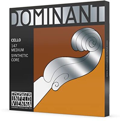 Thomastik-Infeld Thomastik Cuerdas para Violonchelo Dominant alma en nylon juego 1/2 mediana entorchado de cromo escala 600 mm / 23.6 Thomastik-Infeld Thomastik Cuerdas para Violonchelo Dominant alma en nylon juego 1/2 mediana entorchado de cromo escala 600 mm / 23.6