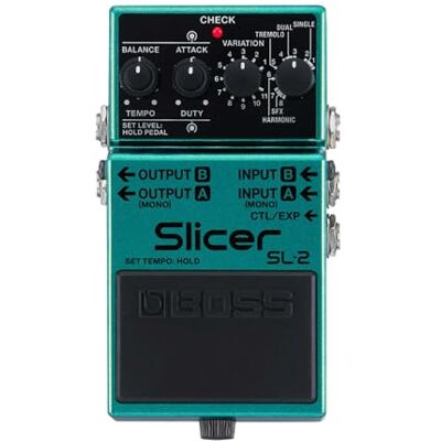 Boss Slicer The famous Slicer effect in an advanced compact pedal Boss Slicer The famous Slicer effect in an advanced compact pedal