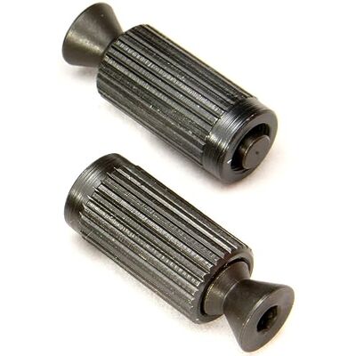 Floyd Rose Tachuelas e insertos de montaje para puente, color negro (PKG) Floyd Rose Tachuelas e insertos de montaje para puente, color negro (PKG)