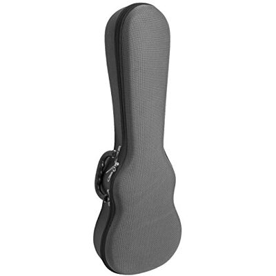 Tiger Funda rígida para ukelele de concierto, color negro Tiger Funda rígida para ukelele de concierto, color negro