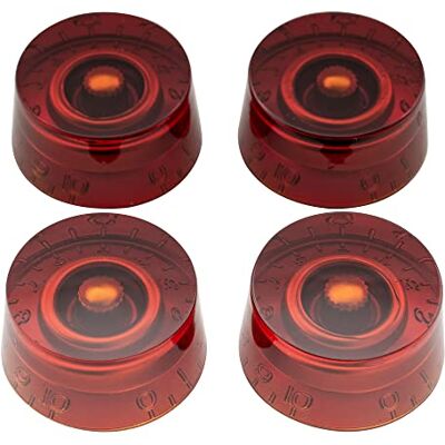 Musiclily Pro Tamaño Métrico 18 Splines Botones de Potenciómetros Cilíndrica Perillas para Asia Import Guitarra o Bajo Split Shaft Pots, Ámbar(Juego de 4) Musiclily Pro Tamaño Métrico 18 Splines Botones de Potenciómetros Cilíndrica Perillas para Asia Import Guitarra o Bajo Split Shaft Pots, Ámbar(Juego de 4)