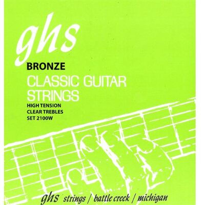 GHS Strings Classic Guitar Tie End String Regular de fósforo bronce Bass GHS Strings Classic Guitar Tie End String Regular de fósforo bronce Bass