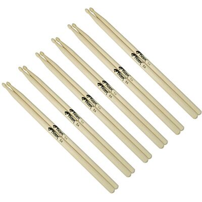 Tiger Lote de 3 Baquetas de Madera 5A Tiger Lote de 3 Baquetas de Madera 5A