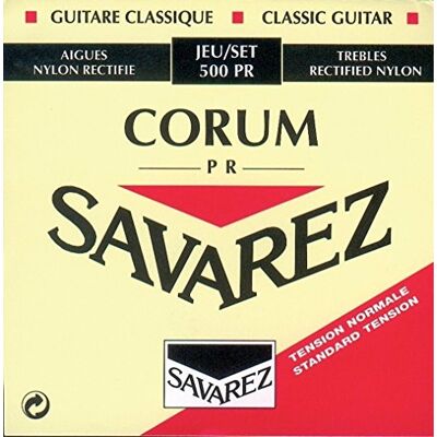 Savarez Cuerdas para Guitarra Clásica Alliance Corum 500PR Juego Tensión estandard rojo Savarez Cuerdas para Guitarra Clásica Alliance Corum 500PR Juego Tensión estandard rojo