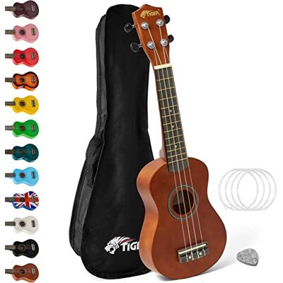 Tiger Ukelele Soprano para Principiante s con Estuche Tiger Ukelele Soprano para Principiante s con Estuche