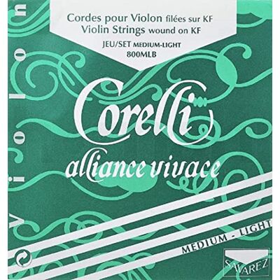 Savarez Corelli Cuerdas para Violín Alliance juego con bola Light 800MLB Savarez Corelli Cuerdas para Violín Alliance juego con bola Light 800MLB