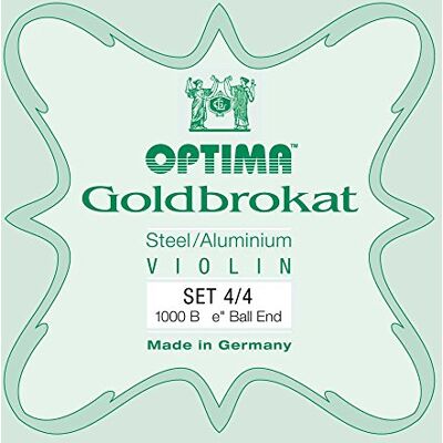 Optima Juego de cuerdas para violín Goldbrocade 4/4 medium (E-ball) 1000B Optima Juego de cuerdas para violín Goldbrocade 4/4 medium (E-ball) 1000B