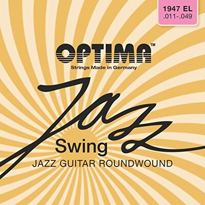 Optima Electric Guitar Strings Jazz Swing Series Round Wound Set 1947EL Optima Electric Guitar Strings Jazz Swing Series Round Wound Set 1947EL