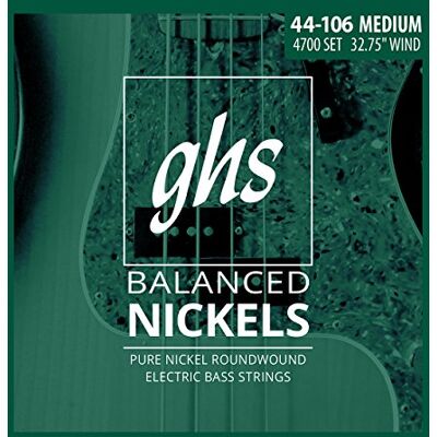 GHS Strings GHS Cuerdas de níquel equilibrado a escala corta (33 pulgadas de bobinado) GHS Strings GHS Cuerdas de níquel equilibrado a escala corta (33 pulgadas de bobinado)