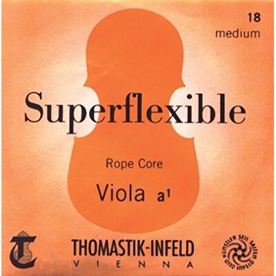 Thomastik-Infeld Thomastik Cuerda para Viola 3/4 Superflexible cuerda Sol núcleo de acero, entorchado cromo, mediana Thomastik-Infeld Thomastik Cuerda para Viola 3/4 Superflexible cuerda Sol núcleo de acero, entorchado cromo, mediana