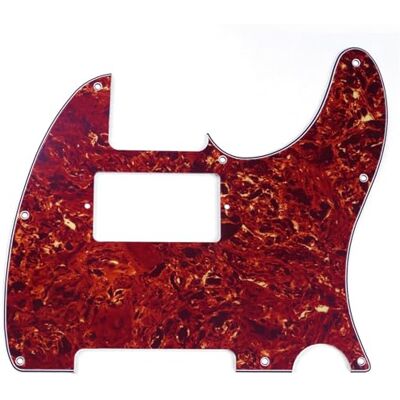Musiclily Pro 8 Agujeros TL Pickguard Humbucker Golpeador Vintage Tortoise para Guitarra Eléctrica Fender Tele Standard USA/México Estilo Moderno Musiclily Pro 8 Agujeros TL Pickguard Humbucker Golpeador Vintage Tortoise para Guitarra Eléctrica Fender Tele Standard USA/México Estilo Moderno