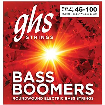 GHS Strings GHS Boomers 3045ML Cuerdas para bajo eléctrico (045-100) GHS: Cuerdas bajo eléctrico ML 3045 GHS Strings GHS Boomers 3045ML Cuerdas para bajo eléctrico (045-100) GHS: Cuerdas bajo eléctrico ML 3045