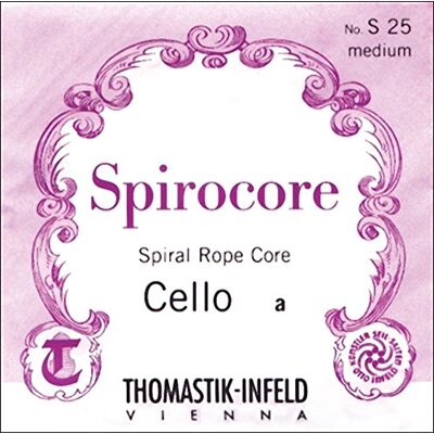 Thomastik-Infeld Thomastik Cuerda para Violonchelo 4/4 Spirocore cuerda La núcleo flexible en espiral, entorchado aluminio, medio Thomastik-Infeld Thomastik Cuerda para Violonchelo 4/4 Spirocore cuerda La núcleo flexible en espiral, entorchado aluminio, medio