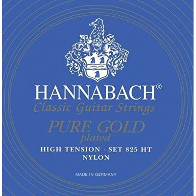 Hannabach Cuerdas para guitarra clásica, Serie 825 Tension Alta Dorado Especial Juego 3 cuerdas graves (Re4+La5+Mi6) Hannabach Cuerdas para guitarra clásica, Serie 825 Tension Alta Dorado Especial Juego 3 cuerdas graves (Re4+La5+Mi6)