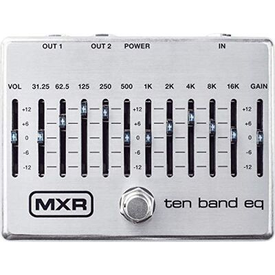 MXR JIM DUNLOP M108S Pedal de efectos EQ 10 bandes MXR JIM DUNLOP M108S Pedal de efectos EQ 10 bandes