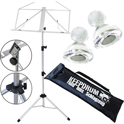 keepdrum Ordenador Soporte ordenador atril Plata con funda Silver Metallic + 10 unidades Imanes MG10 keepdrum Ordenador Soporte ordenador atril Plata con funda Silver Metallic + 10 unidades Imanes MG10