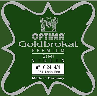 Optima Cuerdas para violín Goldbrokat Premium 4/4 E 0,24 S x-light Optima Cuerdas para violín Goldbrokat Premium 4/4 E 0,24 S x-light
