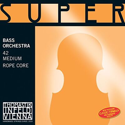 Thomastik-Infeld Thomastik Cuerdas para Contrabajo Superflexible alma de cuerda afinación Solista juego 4/4 mediana hasta escala 1100 mm / .3 Thomastik-Infeld Thomastik Cuerdas para Contrabajo Superflexible alma de cuerda afinación Solista juego 4/4 mediana hasta escala 1100 mm / .3