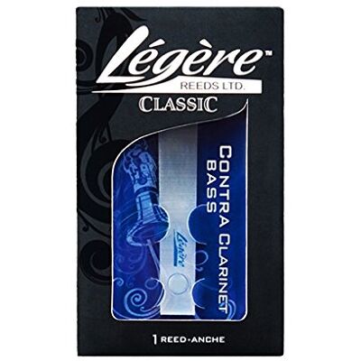 Legere CAÑA CLARINETE CONTRABAJO STANDARD 2½ (Unidad) Legere CAÑA CLARINETE CONTRABAJO STANDARD 2½ (Unidad)