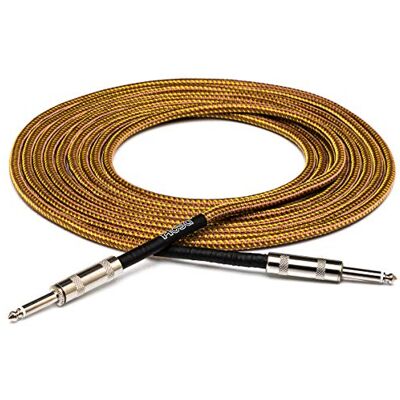Hosa GTR-518, Tweed Guitar Cable, Straight to Same, 18 ft Hosa GTR-518, Tweed Guitar Cable, Straight to Same, 18 ft