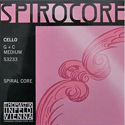 Thomastik-Infeld Thomastik Cuerda para Violonchelo 4/4 Spirocore cuerda La núcleo flexible en espiral, entorchado cromo, pesado Thomastik-Infeld Thomastik Cuerda para Violonchelo 4/4 Spirocore cuerda La núcleo flexible en espiral, entorchado cromo, pesado