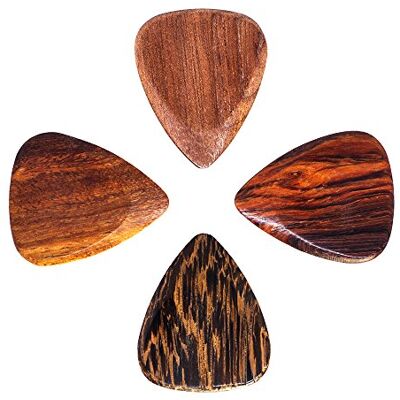 Timber Tones P4-Acoustic TTAG4 Púas de madera de para guitarra acústica, pack de 4 Timber Tones P4-Acoustic TTAG4 Púas de madera de para guitarra acústica, pack de 4