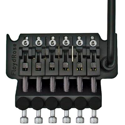 Floyd Rose FRTC200SSS Sistema de trémolo original de la serie Hot Rod, color negro satinado Floyd Rose FRTC200SSS Sistema de trémolo original de la serie Hot Rod, color negro satinado