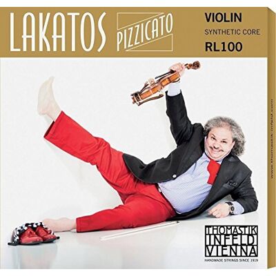 Thomastik-Infeld Thomastik Cuerda para violín 4/4 Lakatos Pizzicato cuerda Mi acero inoxidable, medio, bola extraible Thomastik-Infeld Thomastik Cuerda para violín 4/4 Lakatos Pizzicato cuerda Mi acero inoxidable, medio, bola extraible
