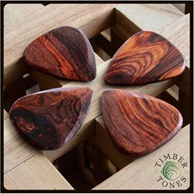 Timber Tones – Púa de Guitarra de Birmania Padauk (4 unidades) Timber Tones – Púa de Guitarra de Birmania Padauk (4 unidades)
