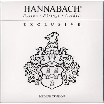 Hannabach Cuerdas de guitarra clásica Exclusive Serie Medium Tension Juego EXCLMT Hannabach Cuerdas de guitarra clásica Exclusive Serie Medium Tension Juego EXCLMT