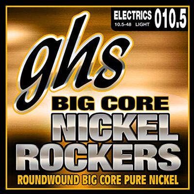 GHS Strings GHS 10,5-48 Gran Core Nickel Rockeros Guitar Set Cuerda GHS Strings GHS 10,5-48 Gran Core Nickel Rockeros Guitar Set Cuerda