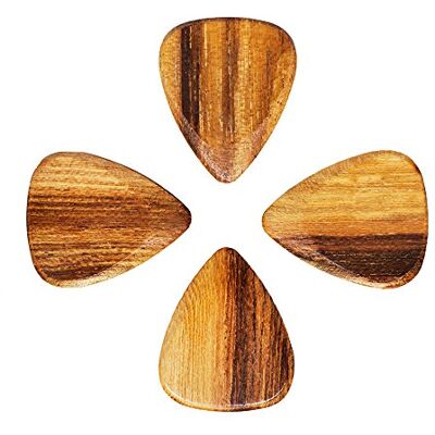 Timber Tones – Púa para guitarra, color ébano de luna (4 unidades) Timber Tones – Púa para guitarra, color ébano de luna (4 unidades)