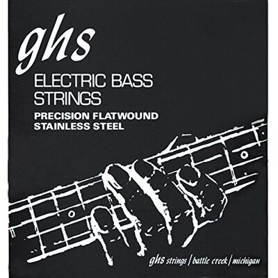 GHS Strings GHS Stainless Steel Precision Flatwound 45-105 GHS Strings GHS Stainless Steel Precision Flatwound 45-105