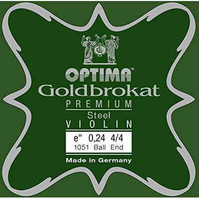 Optima Cuerdas para violín Goldbrokat Premium 4/4 Mi 0,24 K x-light Optima Cuerdas para violín Goldbrokat Premium 4/4 Mi 0,24 K x-light