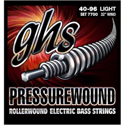 GHS Strings GHS 7700 L Light Pressurewound (Short Scale 30"-31") GHS Strings GHS 7700 L Light Pressurewound (Short Scale 30"-31")