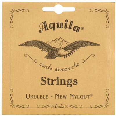 Aquila New Nylgut cuerdas para ukelele barítono, bajo D – Set de 8 cuerdas Aquila New Nylgut cuerdas para ukelele barítono, bajo D – Set de 8 cuerdas