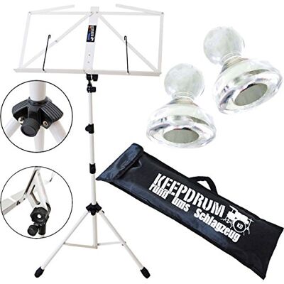keepdrum Ordenador Soporte ordenador atril blanco con funda + 10 unidades Imanes MG10 keepdrum Ordenador Soporte ordenador atril blanco con funda + 10 unidades Imanes MG10