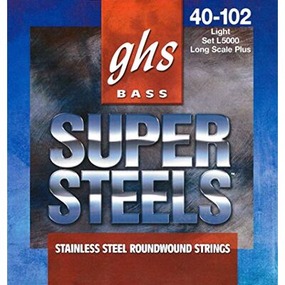 GHS Strings GHS SS 5000 L Suave Super Steels ENTORCHADO REDONDO (Escala larga Plus 34") GHS Strings GHS SS 5000 L Suave Super Steels ENTORCHADO REDONDO (Escala larga Plus 34")