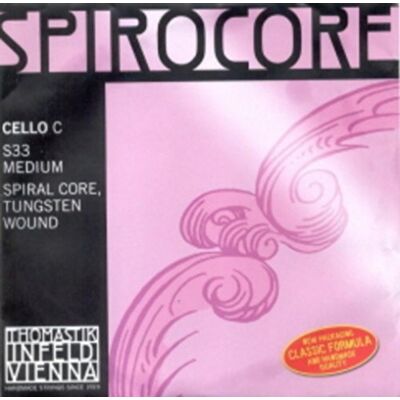 Thomastik-Infeld CUERDAS VIOLONCELLO Thomastik (Spirocore S 33) (Wolframio) 4ª Medium Cello 4/4 Thomastik-Infeld CUERDAS VIOLONCELLO Thomastik (Spirocore S 33) (Wolframio) 4ª Medium Cello 4/4