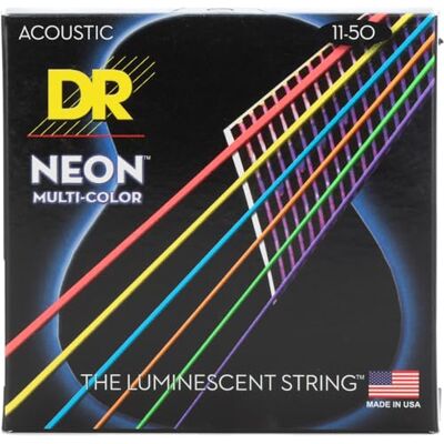 DR Strings HI-DEF NEON Acoustic Guitar Strings () DR Strings HI-DEF NEON Acoustic Guitar Strings ()