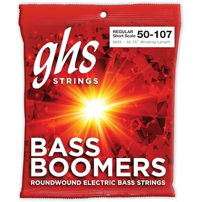 GHS Strings GHS Boomers Breve Escala Regular 50-107 Bass Set Cuerda GHS Strings GHS Boomers Breve Escala Regular 50-107 Bass Set Cuerda